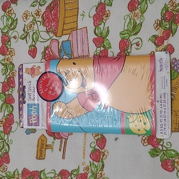 Vintage Disney Winnie The Pooh Adhesive Border - Picture 1 of 4